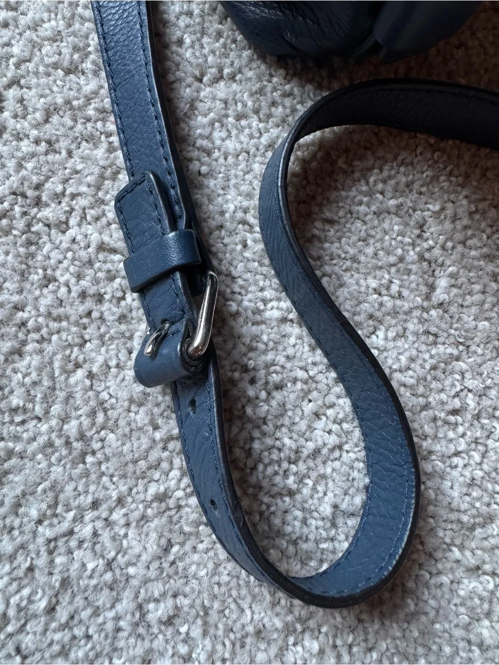 Givenchy Navy Leather Nightingale Small  with Crossbody Strap